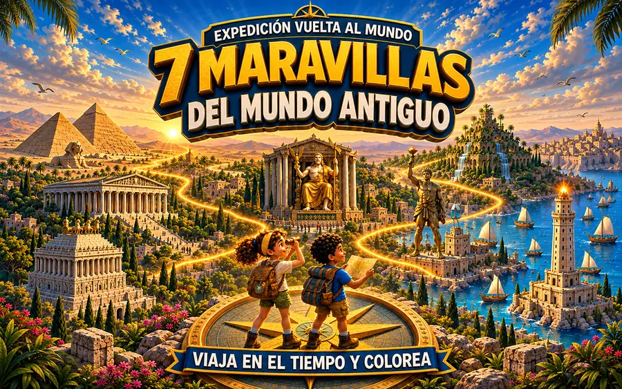 Páginas del bono Las 7 Maravillas del Mundo Antiguo